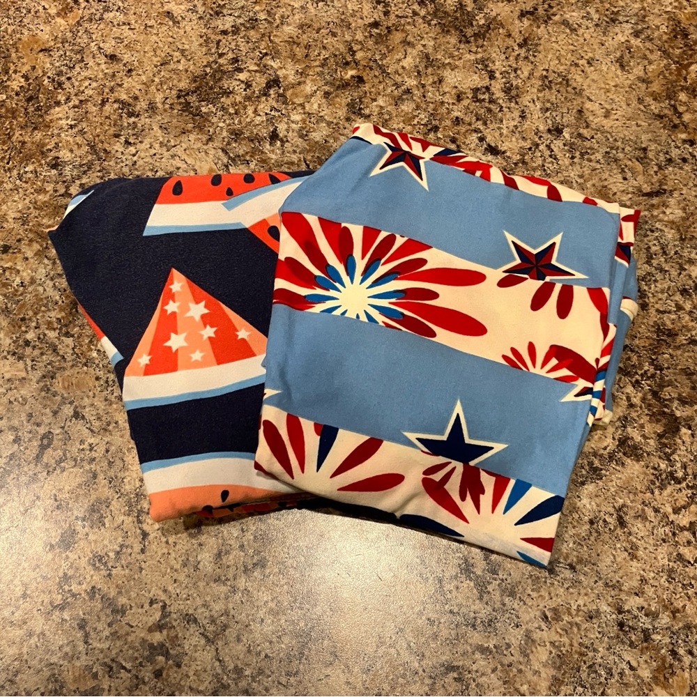 🇺🇸 LuLaRoe Americana Leggings Bundle (2 pack)